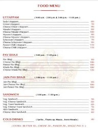 Royal Special Dosa Corner menu 7