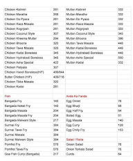 Aasha Hotel menu 3