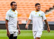 Bafana Bafana players Percy Tau (left) and Keagan Dolly (right) are in the team that will face France on March 29.