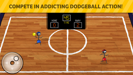 Stickman 1-on-1 Dodgeball