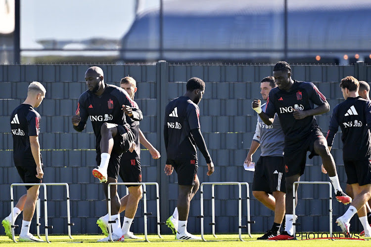 Deux grands absents à l'entraînement des Diables Rouges