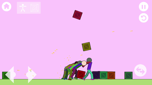 Screenshot 2D Geometry Ragdoll Playground