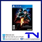 Đĩa Game Ps4 - Resident Evil 5