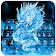 Blue Fiery Dragon Keyboard Theme icon