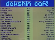 Dakshin Cafe menu 1