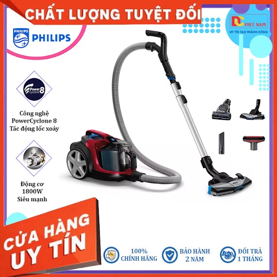 Hàng Chính Hãng - Máy Hút Bụi Không Túi Cao Cấp Philips Powerpro Expert Fc9735/81