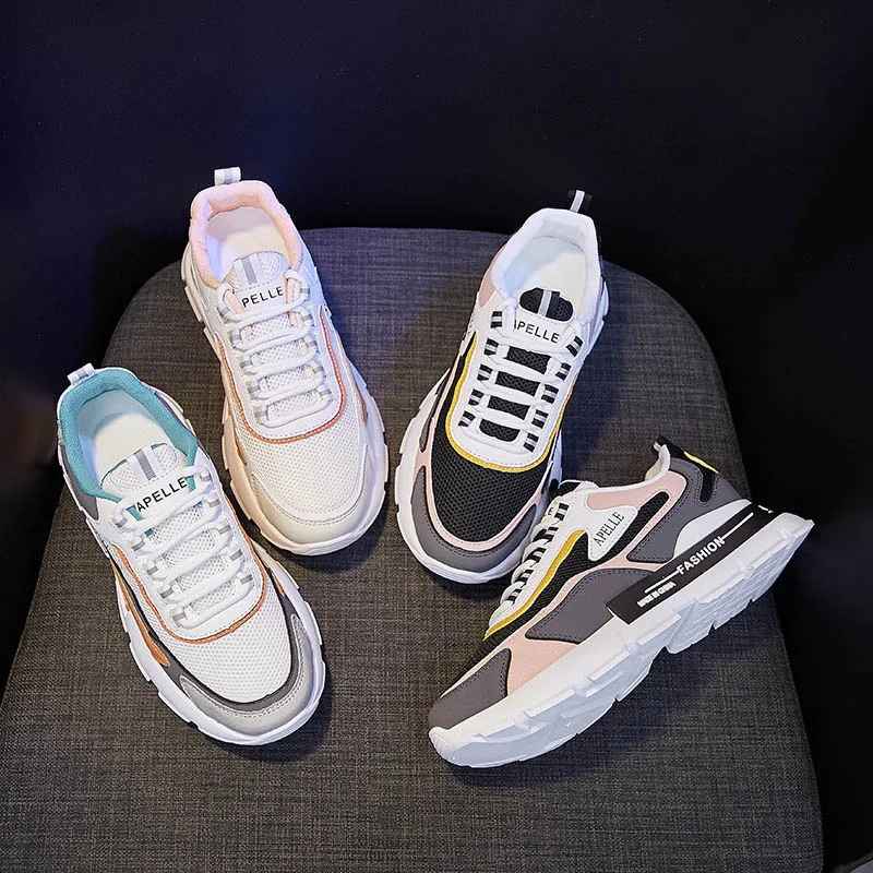 Zapatillas de mujer con plataforma y suela gruesa, ideales para combinar con cualquier outfit, comodidad y estilo elevados