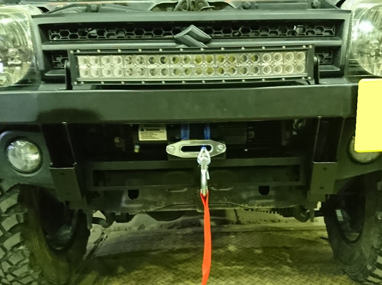 ジムニーのジムニーのある生活・ジムニーJB23・DIY・ウインチ・ジムニーに関するカスタム事例の投稿画像5枚目