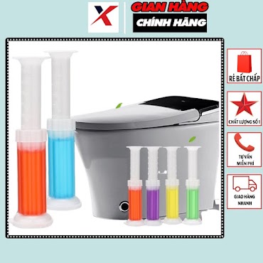 Gel Khử Trùng Bồn Cầu - Gel Thơm Khử Mùi Hình Bông Hoa Với 6 Mùi Thơm Cho Toilet - Siêu Thị Xhome