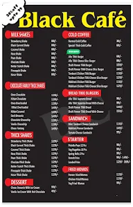 Black Cafe menu 1