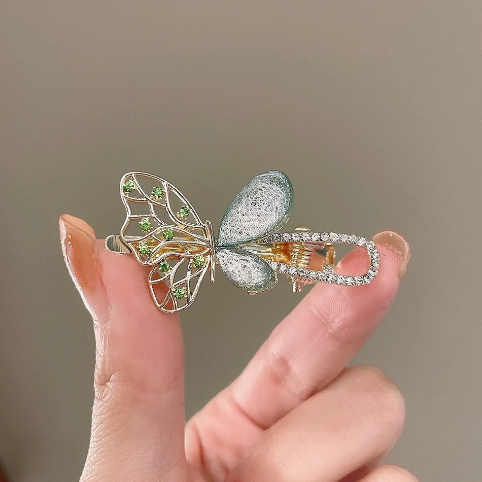 Title 5, Opal Vlinder Barrettes Mini Clip voor Zij-pony ...