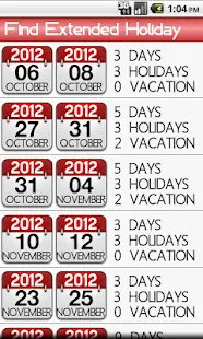 FEH Find extended holiday(圖2)-速報App