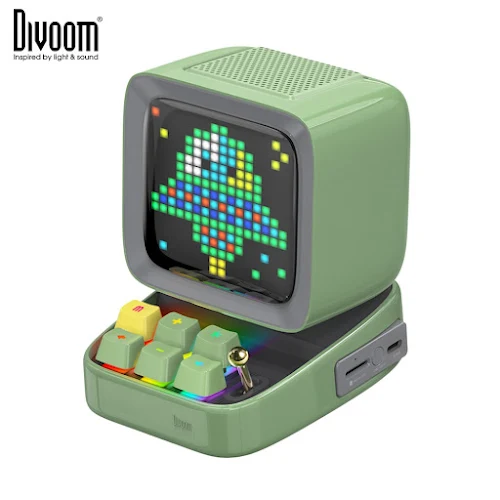 Loa Bluetooth Divoom - Ditoo Plus Green