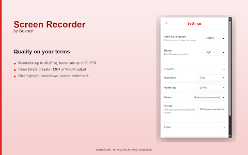 Screen Recorder by Sovrest screenshot 2