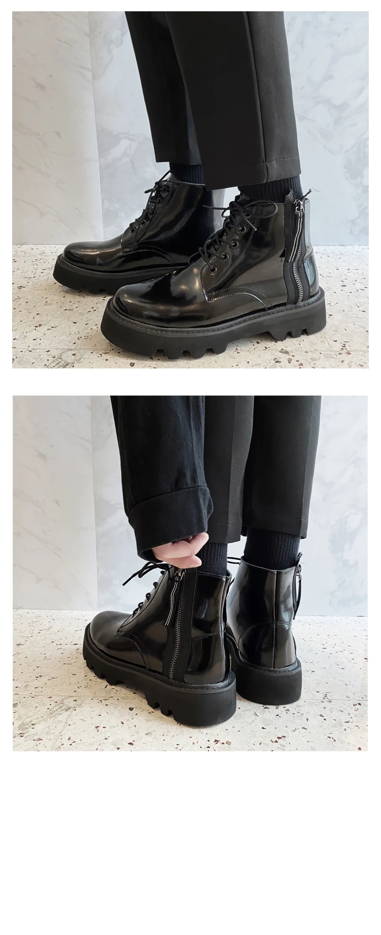 Title 6, Martin Boots Herren High Top Stiefel im britisc...