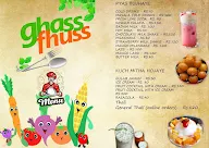 Ghassfhuss Restaurant menu 1