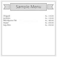 Siva Rama Reddy Ghee Sweets menu 1