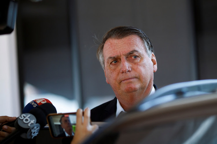 Former Brazilian president Jair Bolsonaro. Picture: ADRIANO MACHADO/REUTERS