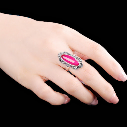 Title 4, Fashion Personalized Cut Blue San Ring Unique S...