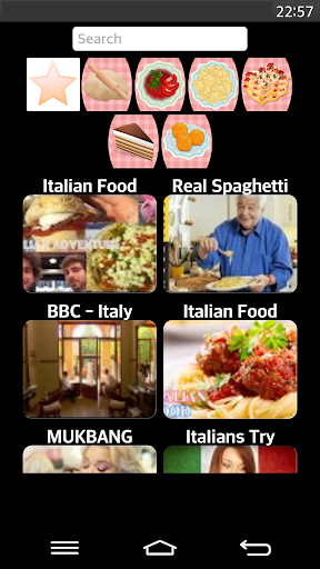 Italian recipes videos