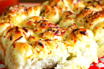 Tear And Share Cheesy Italian Bread Twists