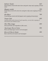 Kogai - Fine Japanese Dining menu 2