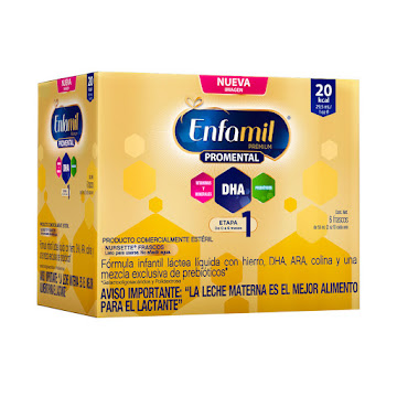 Fórmula Infantil Líquida Enfamil Etapa 1 Premium x 6 Frascos x 59 ml  