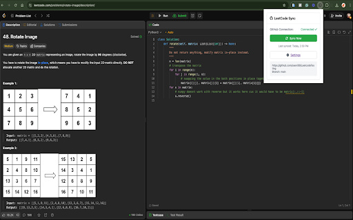 LeetCode GitHub Sync