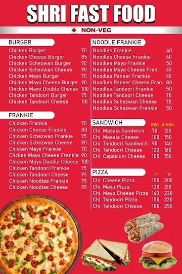 Shri Fast Food Corner menu 