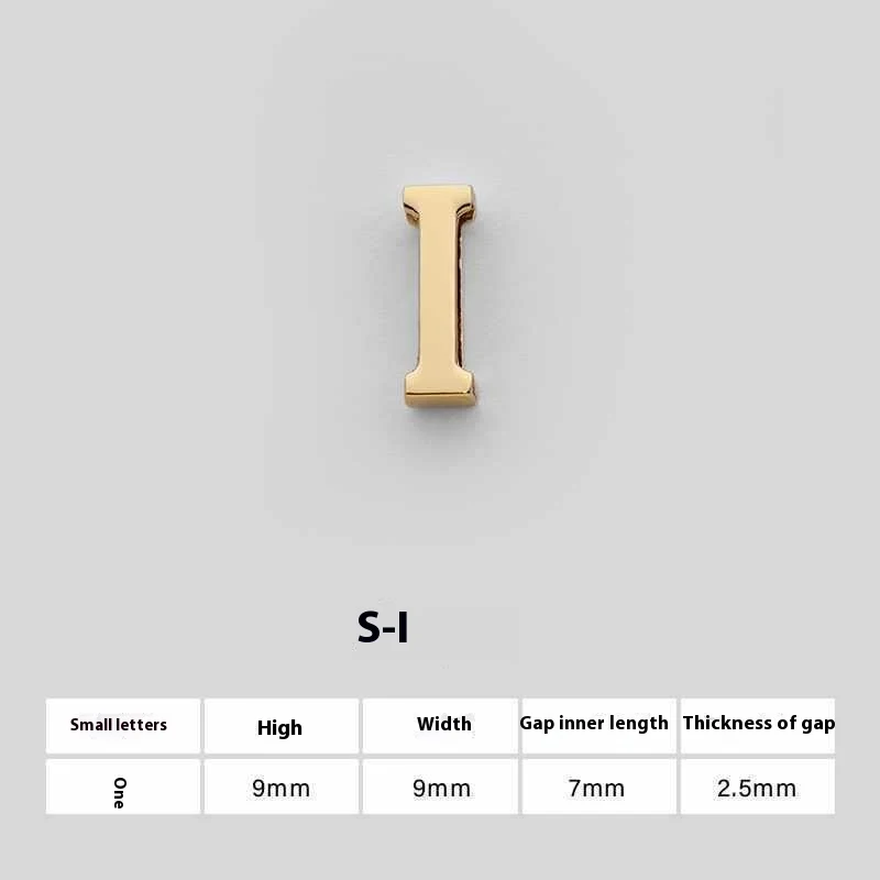 U Perforated 26 Buchstaben Hardware Zubehör – Personalisierte Gestaltung mit perforierten englischen Buchstaben. Für kreative Projekte und Dekorationen.