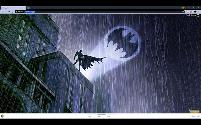 Batman Animated Theme chrome extension