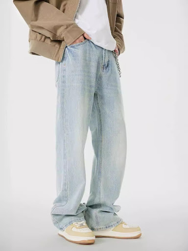 Title 6, Mens High-Grade Versatile Mop Trousers, design...