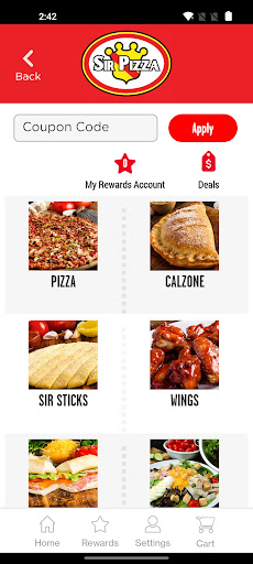 Screenshot Sir Pizza Michigan