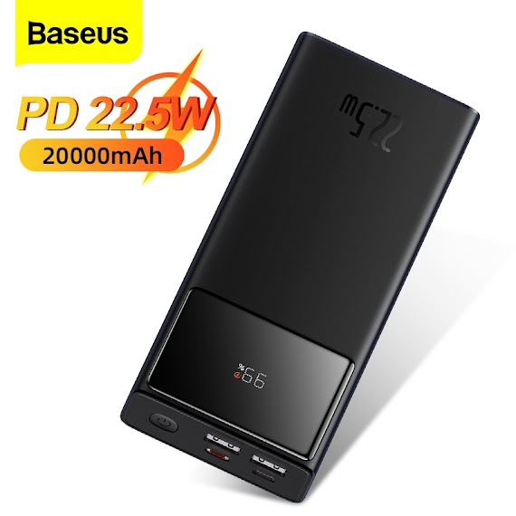 Sạc Dự Phòng Baseus Pd 22.5W 30000Mah / 20000Mah Có Màn Hình Kỹ Thuật Số Cho Iphone 14 13 12 Xiaomi Huawei