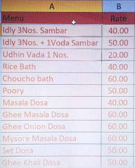 Ganesh Darshini menu 2