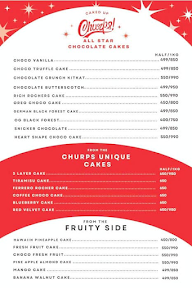 Churps Bakery menu 3