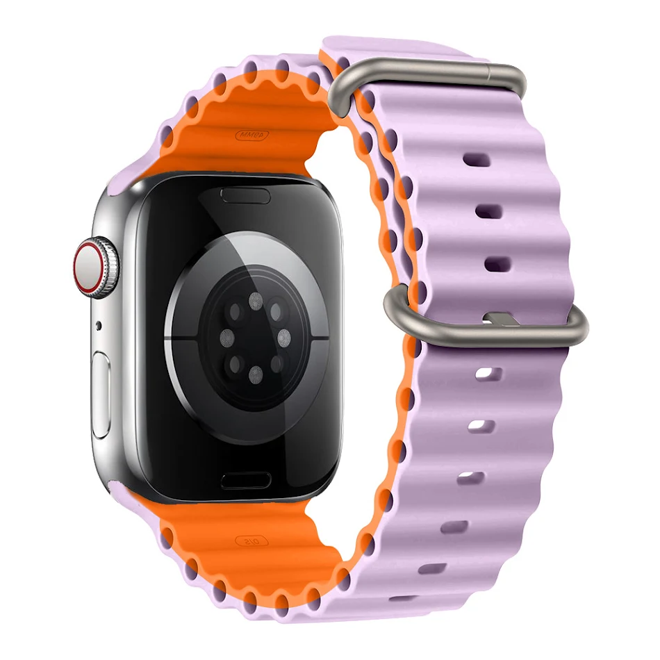Marine siliconen horlogeband voor Ultra horloge 41mm 45mm 49mm. Waterdicht, duurzaam en comfortabel voor alle activiteiten.