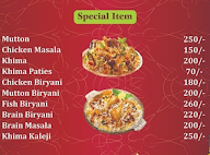 Hotel Sagar Shekhar Restaurant menu 2