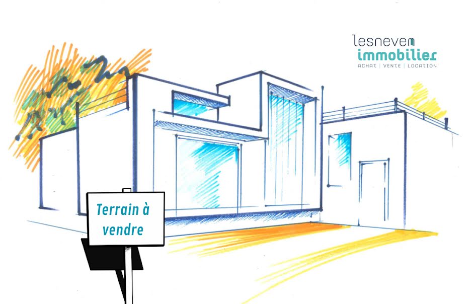 Vente terrain  450 m² à Lesneven (29260), 49 500 €