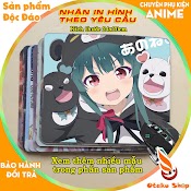 <18 Mẫu>Lót Chuột Máy Tính Anime Kuma Bear + Maoujou De Oyasumi Kích Cỡ Bàn Di Chuột Lớn 20X24Cm Chất Liệu Mouse Pad Cao