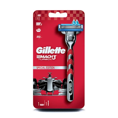 Gillette Mach3 Turbo Men's Shaving Razor 1 Pc