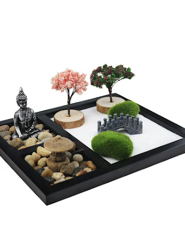 Zen-Garten-Sandtisch für Zuhause, D - 2
