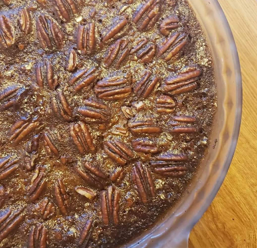 Pecan pie is one my hubby's favorite holiday pies, and mine too. Seriously the best. And you can make it keto-friendly!