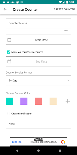 Screenshot Progress Time Tracker