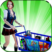 Super Market Cashier Girl Sim: Cash Register Games 2.0 Icon