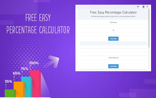 Free, Easy Percentage Calculator