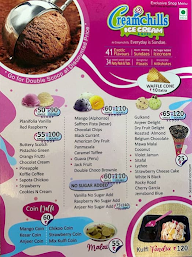 Cream Chills menu 3