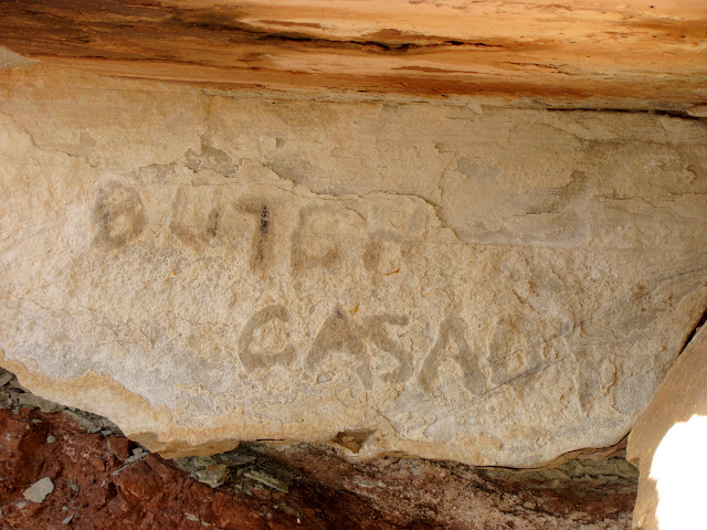 Butch "Casady" inscription, taken in 2010