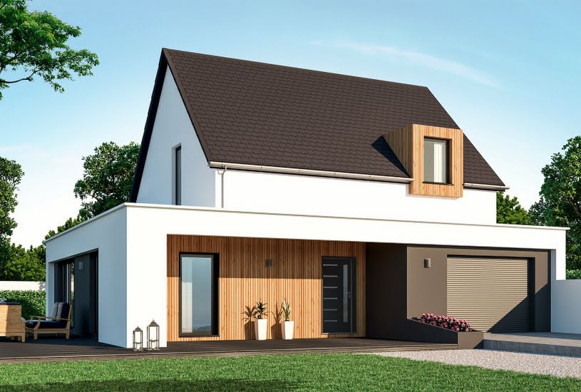  Vente Terrain + Maison - Terrain : 494m² - Maison : 148m² à Ploemeur (56270) 