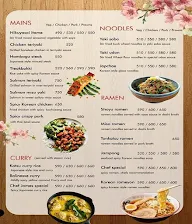 Chef James Japanese Kitchen menu 2